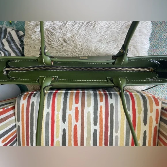Dooney & Bourke Olive Green Tote - Picture 9 of 14